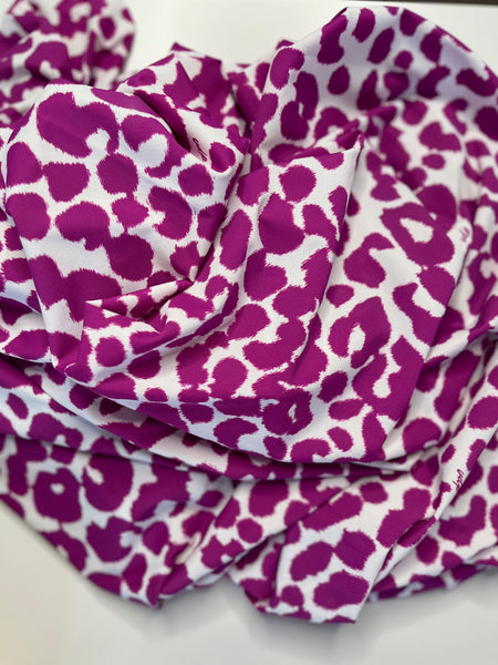Tela de lycra animal print, leopardo. Tela de bañador bikini