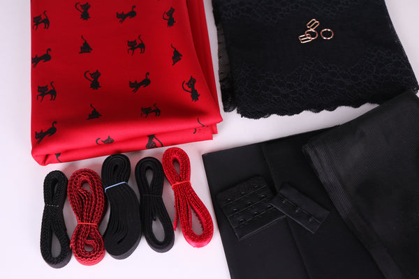 kit de costura de sujetador y braguitas
