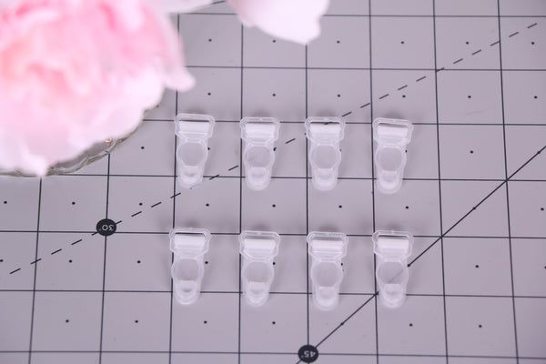 clips para ligueros transparentes 12mm