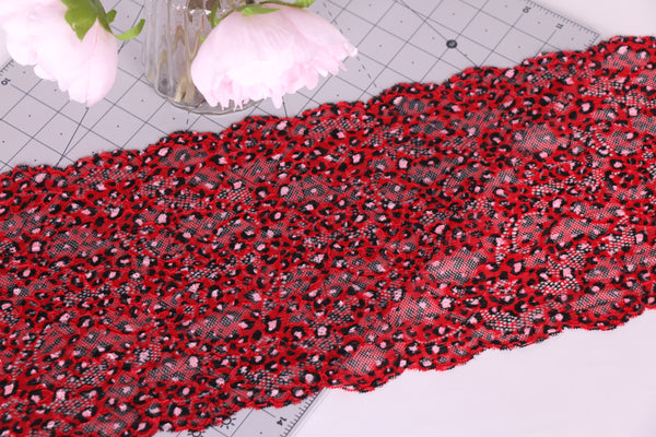 animal print stretch lace for bra making, lingerie making