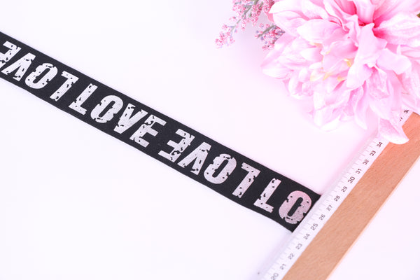 Elástico letras LOVE - Banda sujetador