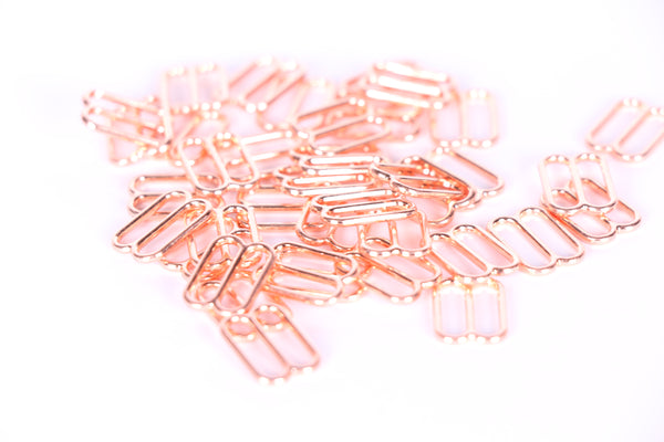 Rose Gold Sliders Tailor Made Shop, Emerald Erin, Evie la Luve, Bra Making Supplies