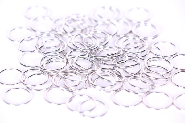 Silver Metal Rings for Lingerie Tailor Made Shop, Emerald Erin, Evie la Luve