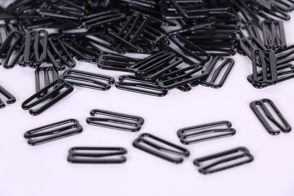 25 mm Black GHooks for bra making, swimwear sewing