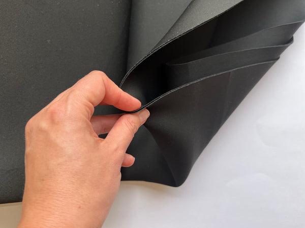 tejido foam negro para copas sujetador bañador lencería