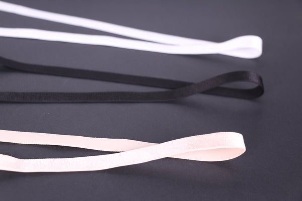 15mm black strap elastic, 5/8" strap elastic