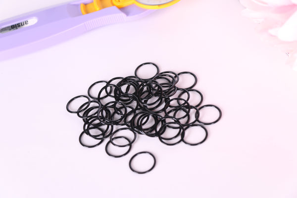 anillos negros para tirante de sujetador. studio costura