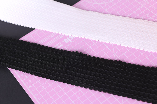 wide band elastic for sport bras. elástico ondas para sujetadores y sujetadores deportivos