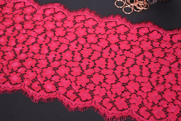 leopard embroidered tulle lace