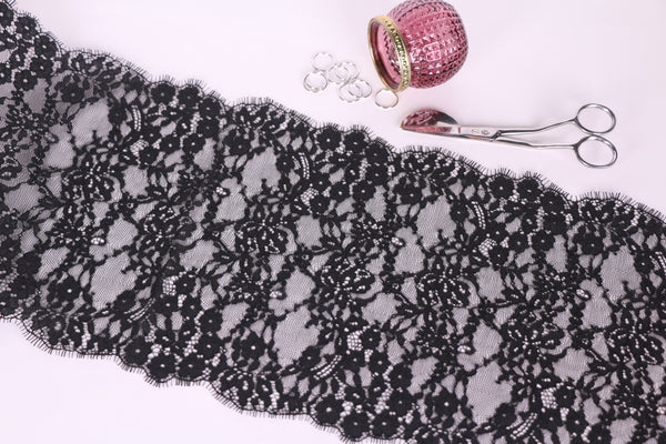 black eyelash lace