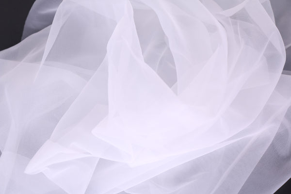 white marquisette fabric