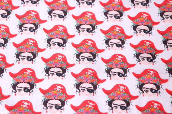 tela frida kahlo pirata cómic
