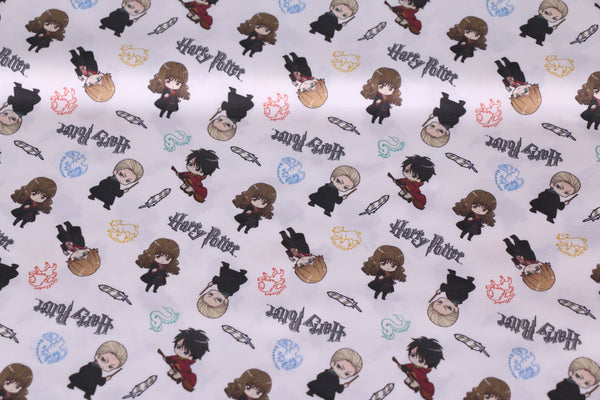 Harry Potter magicians cotton fabric JK Rowling