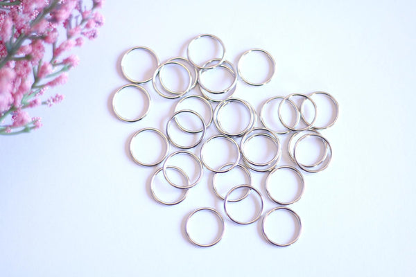 Arandelas de sujetador color plata, materiales lencería España, Studio Costura