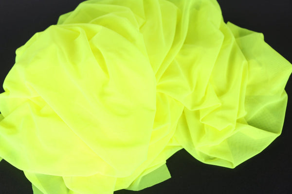 neon yellow net fabric