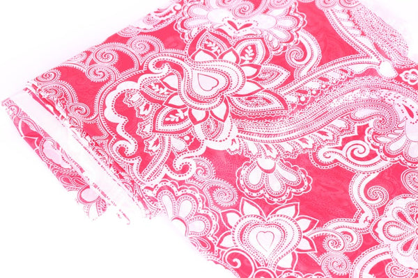 paisley stretch mesh fabric