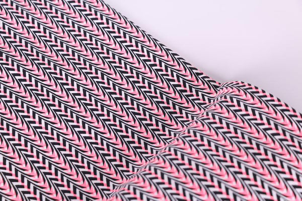 geometric bathing fabric