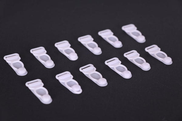 clips de liguero blancos para coser lencería