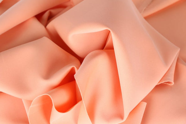 peach scuba fabric