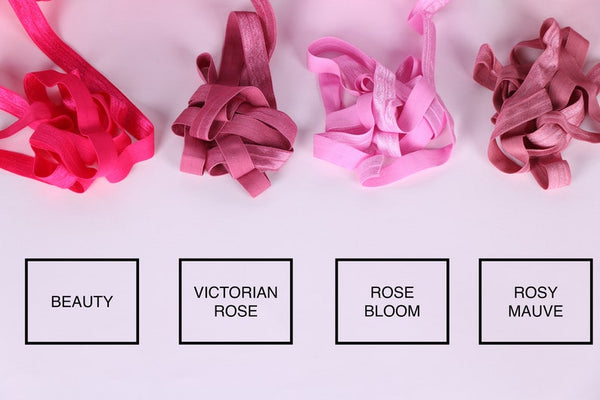 Biés elástico - Tonos rosas - FOE 15 mm