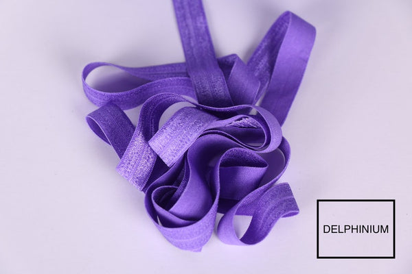 Fold Over Elastic - Purple Tones II - 15 mm (5/8")