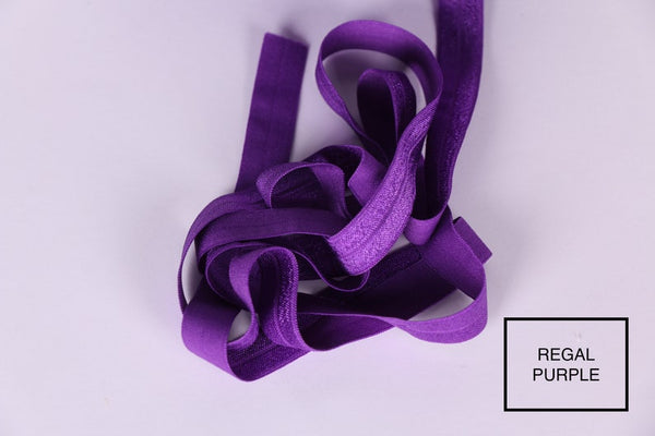 Fold Over Elastic - Purple Tones II - 15 mm (5/8")