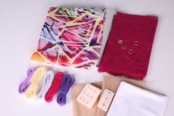 bra making kit, lingerie sewing kit