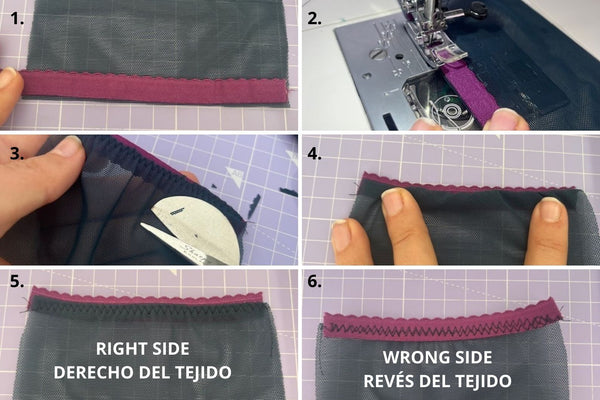 tutorial costura elástico braguitas