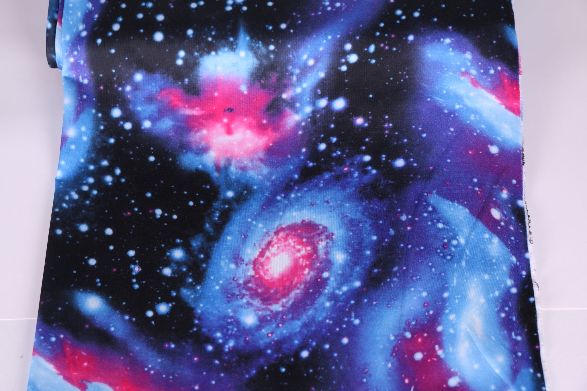 galaxy print scuba fabric for lingerie making