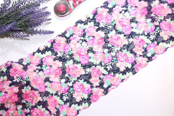 Bra Kit - Neon Floral Lace