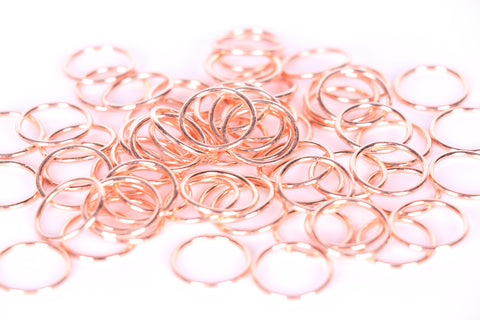 Rose Gold Metal Rings for Lingerie Bra Making Swimwear Activewear Making