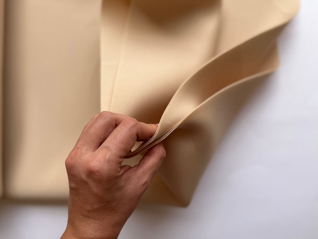 Bra Foam Padding Fabric - WHITE - 3mm - Cut & Sew - Semi-sheer - 75cm x  65cm, per piece