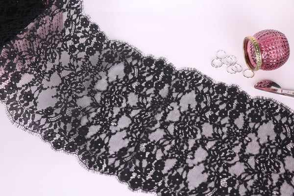 black chantilly lace