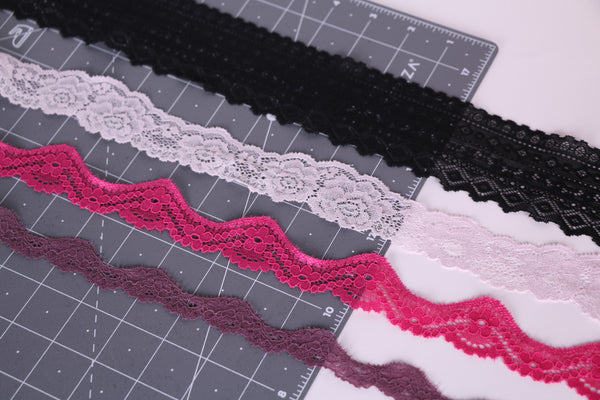 stretch lace trim for bra making lingerie loungewear sewing