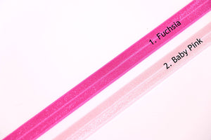 Pink Fold Over Elastic - 15mm (5/8")