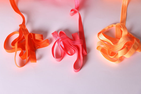 orange tones FOE, FOE for lingerie activewear sewing