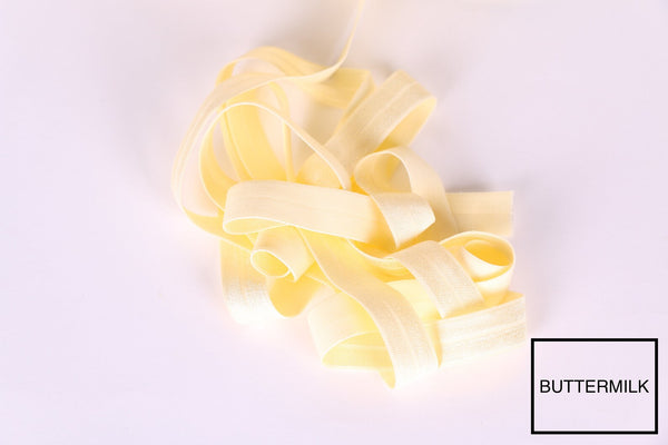 Biés elástico - colores beige y oro - FOE 15 mm