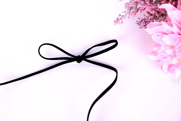 black spaghetti strap elastic for lingerie