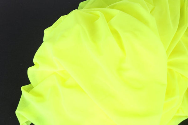 neon yellow mesh fabric